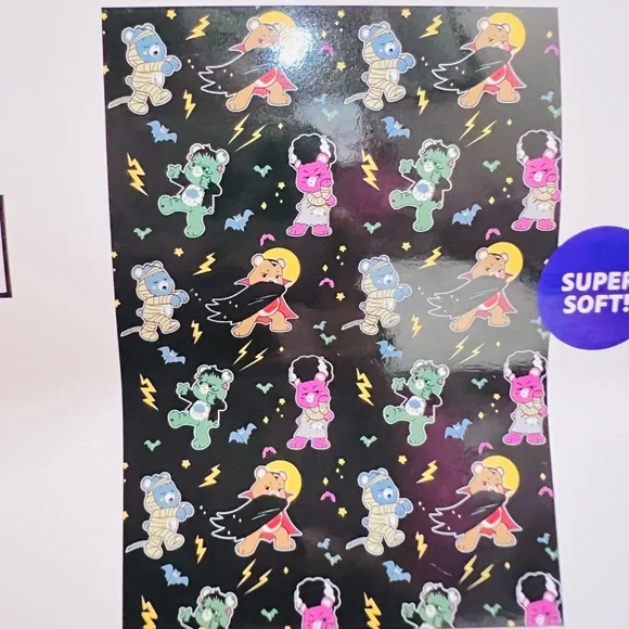 Care Bears Monsters Halloween Throw Blanket
